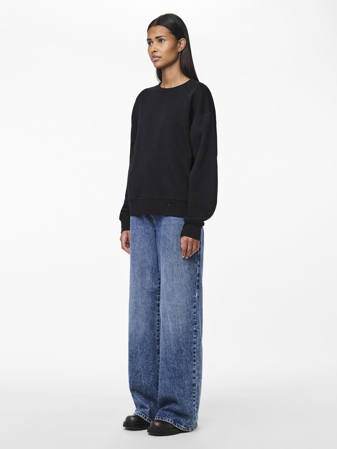 PCCHILLI Crewneck Sweatshirt - Black
